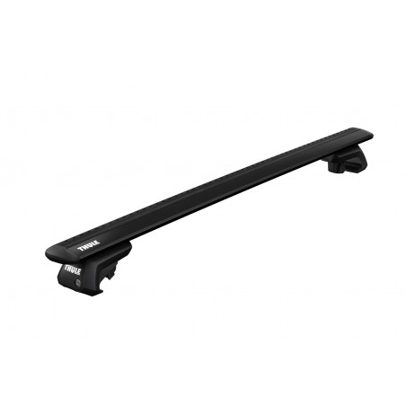 Thule dakdragers zwart aluminium Skoda Forman 5-dr Estate 1990-1994 met open dakrailing