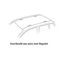 CAM (MAC) dakdragers aluminium Mercedes-benz C-klasse (W205) 4-dr sedan 2014-heden met fixpoint