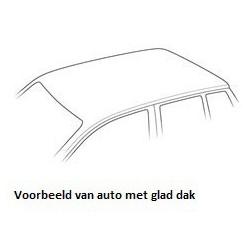 Thule dakdragers staal Audi Q4 (Sportback e-Tron) 5-dr SUV 2022-heden met glad dak